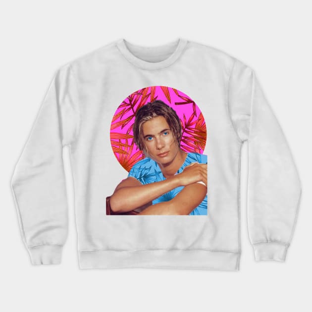 Erik von Detten Crewneck Sweatshirt by austyndelugoart